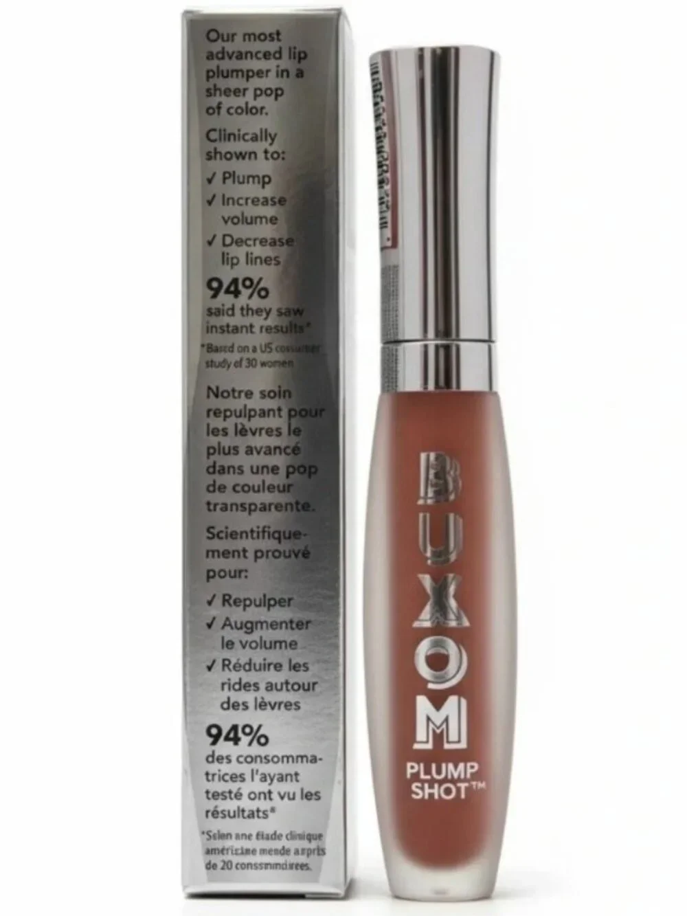 Buxom Plush Peach Plump Shot Collagen Infused Lip Serum